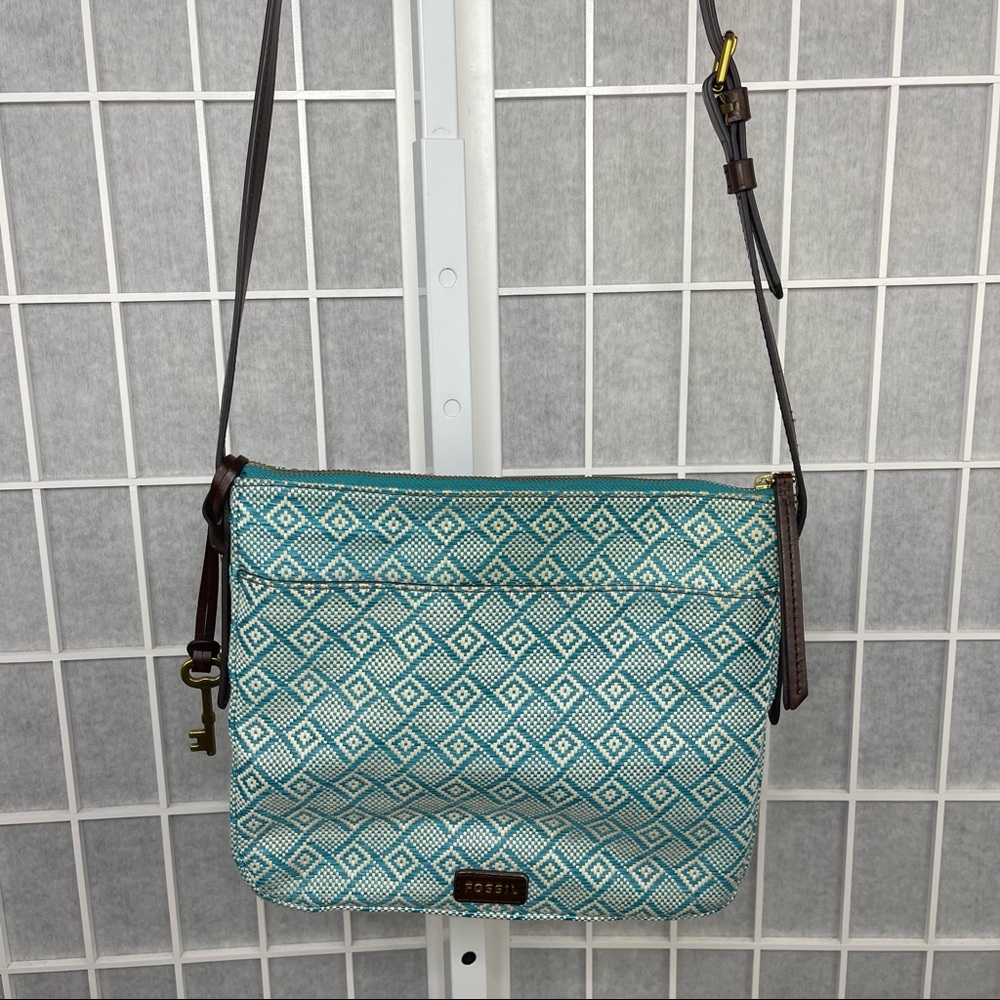Fossil Womens Leather Crossbody Handbag